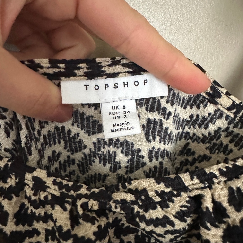 Topshop Mixed Pattern Jumpsuit - Picture 5 of 5